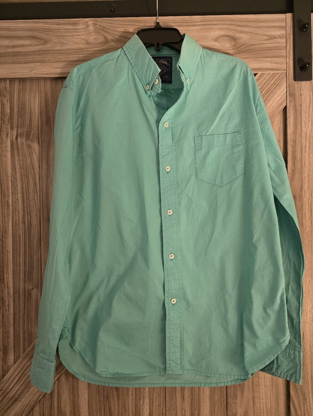 Chubbies Teal Button Up Shirt M